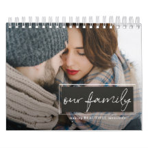 Calendário de Fotografias do Script da Nossa Famíl