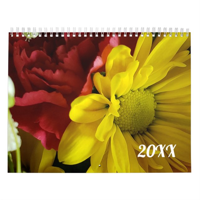 Calendário de Fotografias Florais Adoráveis (Capa)