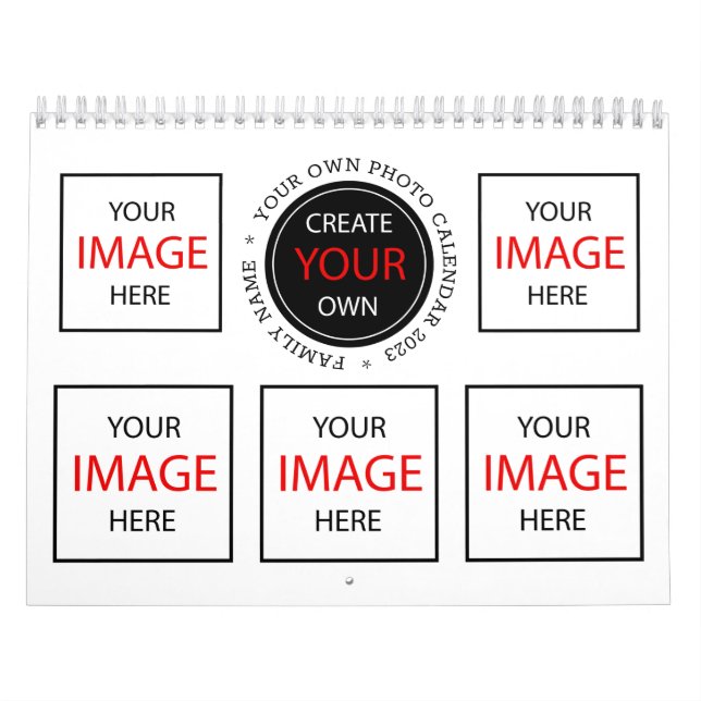 Calendário de Fotografias Múltiplas 2026 / Crie o  (Capa)