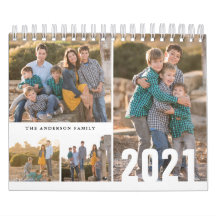 Calendário de Fotografias Personalizado 2021 Crie