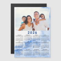 Calendário de Fotografias Personalizado 2026 Magne