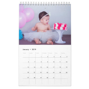 Calendário de Fotografias Personalizado   Texto do