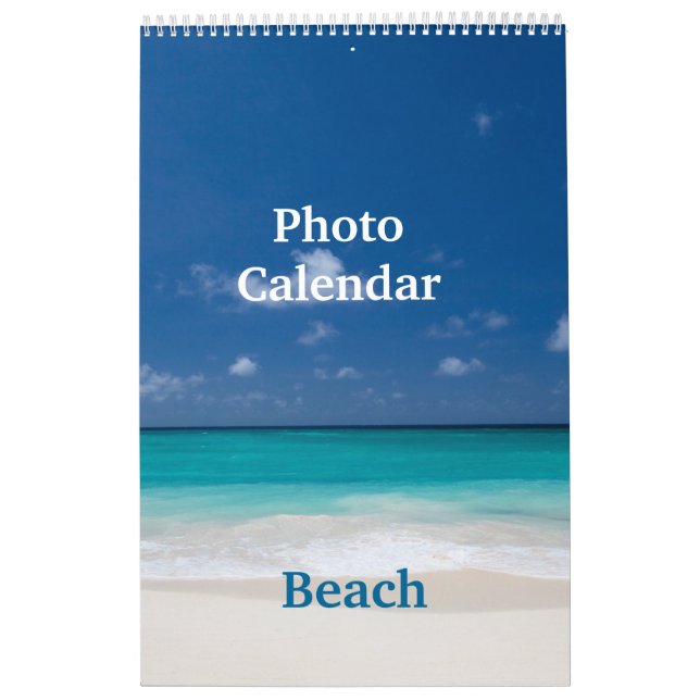 Calendário de Fotografias - Praia (Capa)