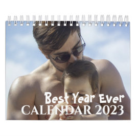 Calendário de Fotos 2023 do Melhor Ano Moderno