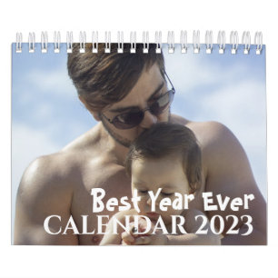 Calendário de Fotos 2023 do Melhor Ano Moderno
