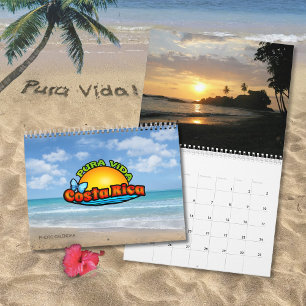 Calendário de Fotos Costa Rica Pura Vida