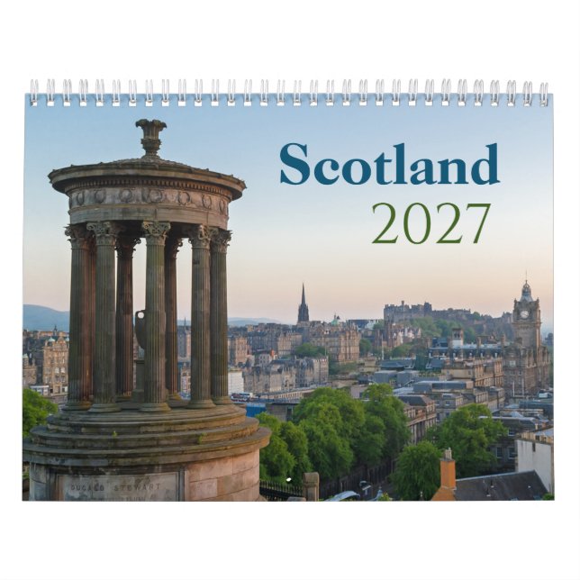 Calendário de Fotos da Escócia 2026 (Capa)