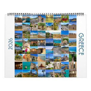 Calendário de Fotos da Grécia 2026 – Grécia Pitore