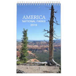 calendário de fotos da natureza do American Nation
