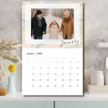 Calendário de Fotos de 12 Meses – Presente para Av