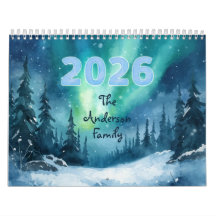Calendário de Fotos de Aventura ao Ar Livre da Fam