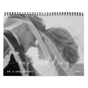 Calendário de Fotos de Casamento