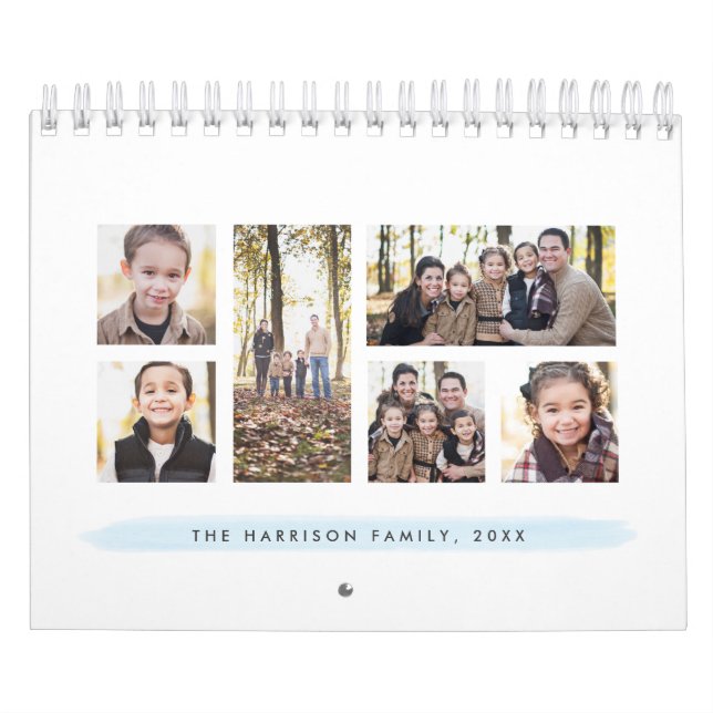 Calendário de fotos de lavagem com aquarelas (Capa)