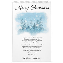 Calendário de Fotos de Natal Feliz