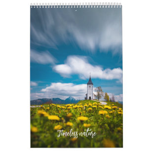 Calendário de fotos de paisagens naturais atempora