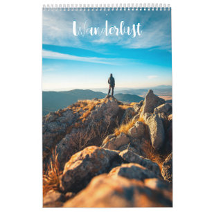 Calendário de fotos de paisagens Wanderlust