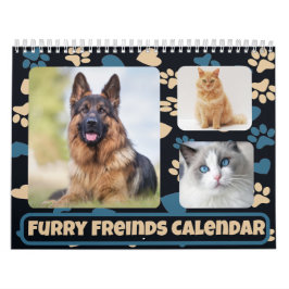 Calendário de Fotos de Pet Personalizado