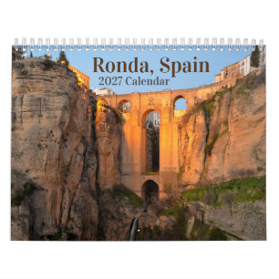 Calendário de Fotos de Ronda, Espanha 2026