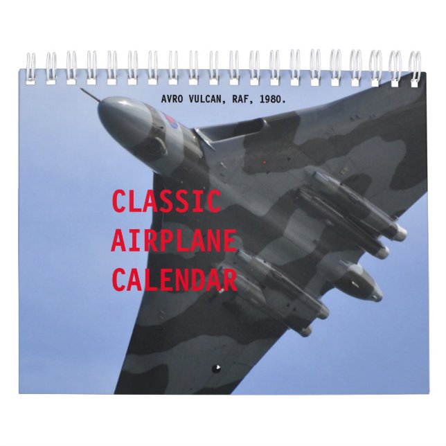 Calendário de Fotos do Avião (Capa)