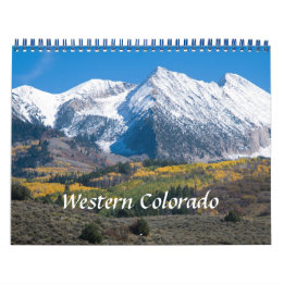 Calendário de Fotos do Colorado Ocidental