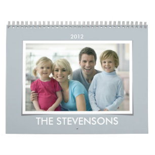 Calendário de Fotos do Portfólio Moderno