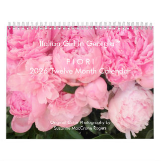 Calendário de Fotos Fiori 2026 - Botânicos e Flore