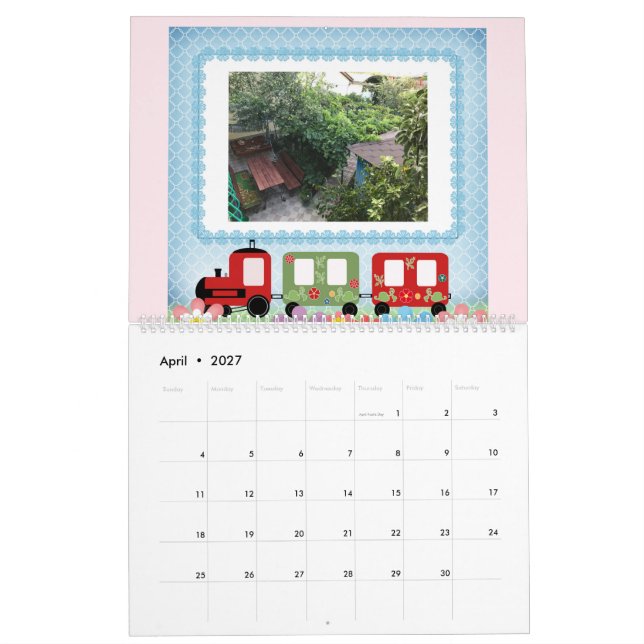Calendário de fotos, foto (Abr 2027)