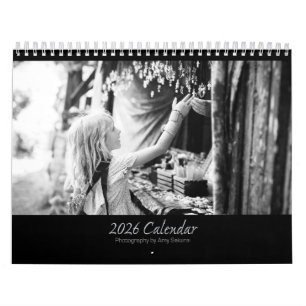 Calendário de Fotos Monocromáticas de Amy 2026
