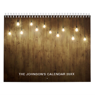 Calendário de Fotos Personalizadas 2027 em Branco