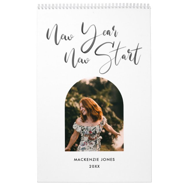 Calendário de Fotos Personalizadas do Arch Pintado (Capa)