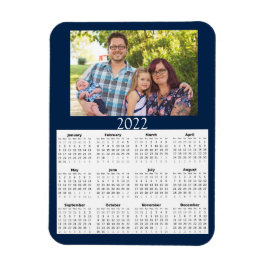 Calendário de Fotos Personalizado 2022 Ímã Mini