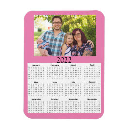 Calendário de Fotos Personalizado 2022 Ímã Mini