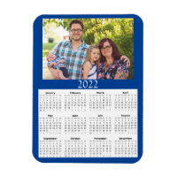 Calendário de Fotos Personalizado 2022 Ímã Mini