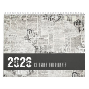 Calendário de Fotos Personalizado 2027, Jornal da