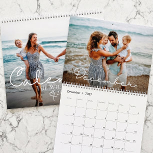 Calendário de Fotos Personalizado da Família