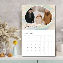 Calendário de Fotos Personalizado de 12 Meses – Pr