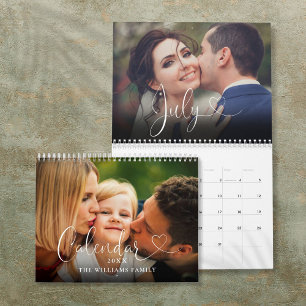 Calendário de Fotos Personalizado Família 2025 com