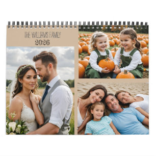 Calendário de Fotos Personalizado – Fotos Mensais 