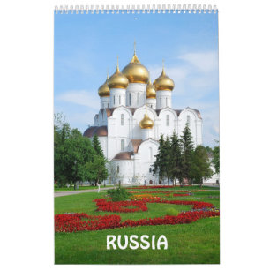 Calendário de Fotos Rússia de 12 meses
