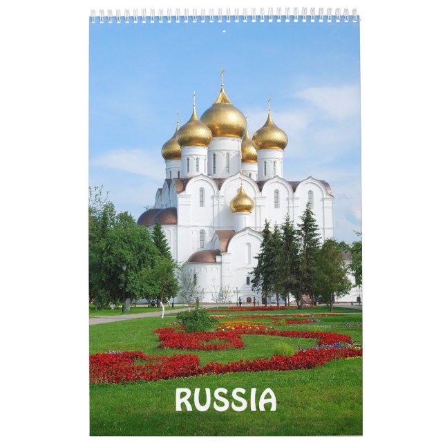 Calendário de Fotos Rússia de 12 meses (Capa)