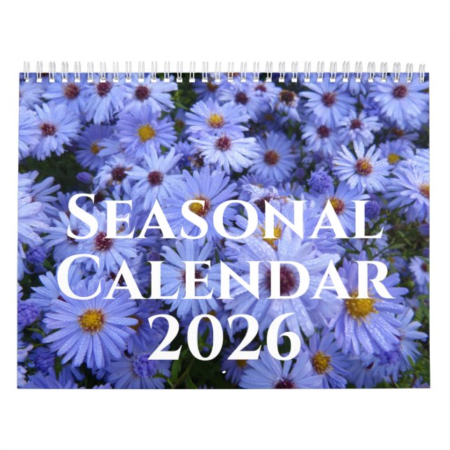Calendário de Fotos Sazonal 2026 (Capa)