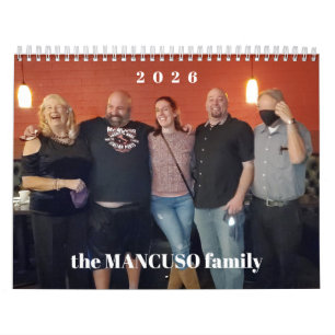 Calendário de Fotos Simples da Família