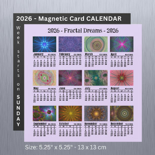 Calendário de Fraturas de Foto Personalizadas 2026
