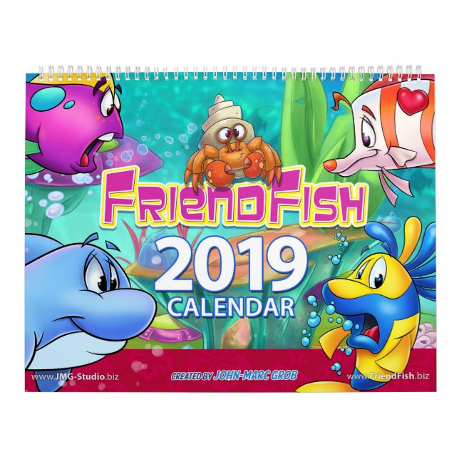 Calendário de FriendFish 2019 (Capa)