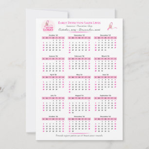 Calendário de Friso de 15 Meses para Sensibilizaçã