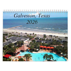 Calendário de Galveston, Texas 2026