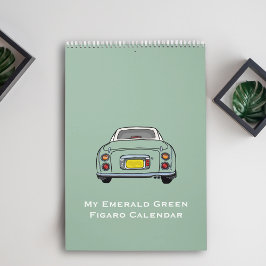 Calendário de Garagem Emerald Green Figaro