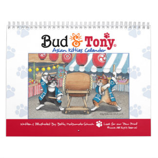 Calendário de Gatinhos Asiáticos