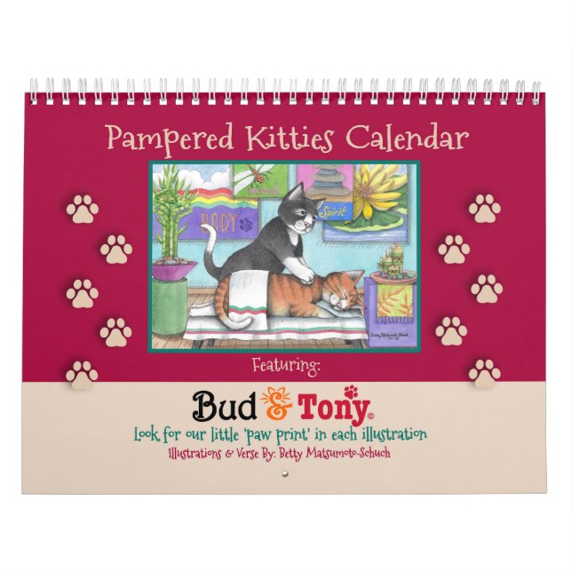 Calendário de Gatinhos com Emperramento (Capa)
