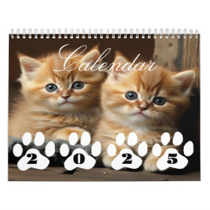 Calendário de Gatinhos Fofos 2025 Presente Perfeit